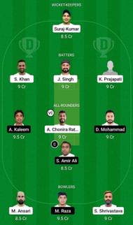 QUT vs KHW Fantasy Suggestion Team 1